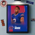 DJ Moore Welcome To The Buffalo Bills 2026 Home Decor Poster Canvas