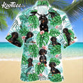 Dachshund Dog Tropical Plant Hawaiian Shirt