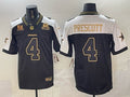 Dallas Cowboys #4 Dak Prescott Cowboys Black 6 Edition