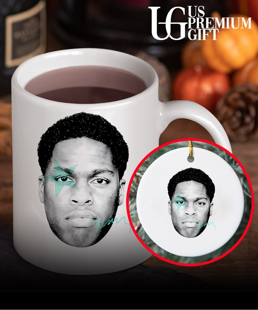 Daniel Caesar star face T-shirt