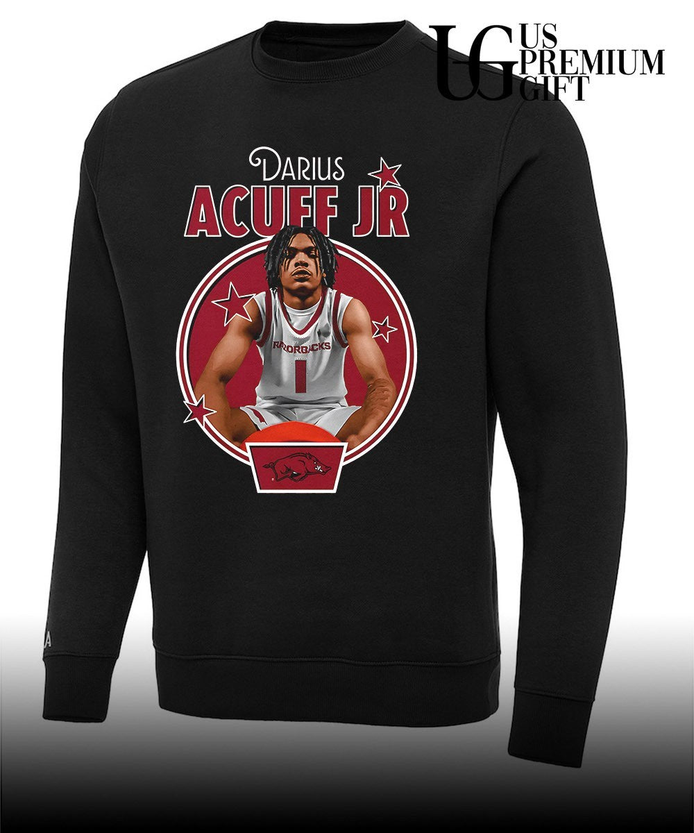 Darius Acuff Jr. Arkansas Razorbacks men’s basketball Portrait shirt