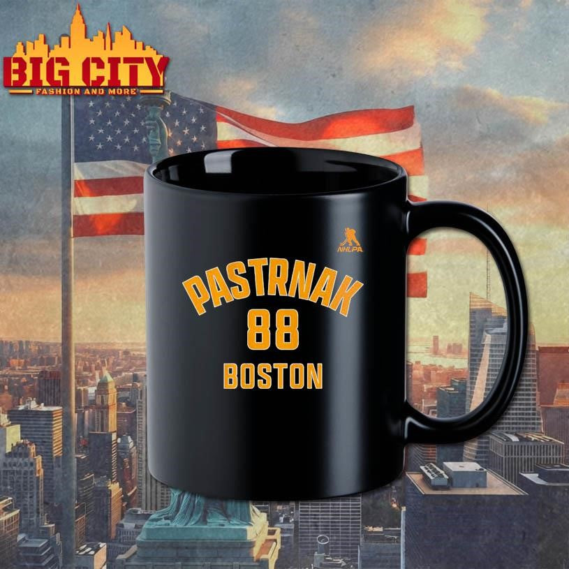 David Pastrnak #88 Boston Name &amp; Number Shirt