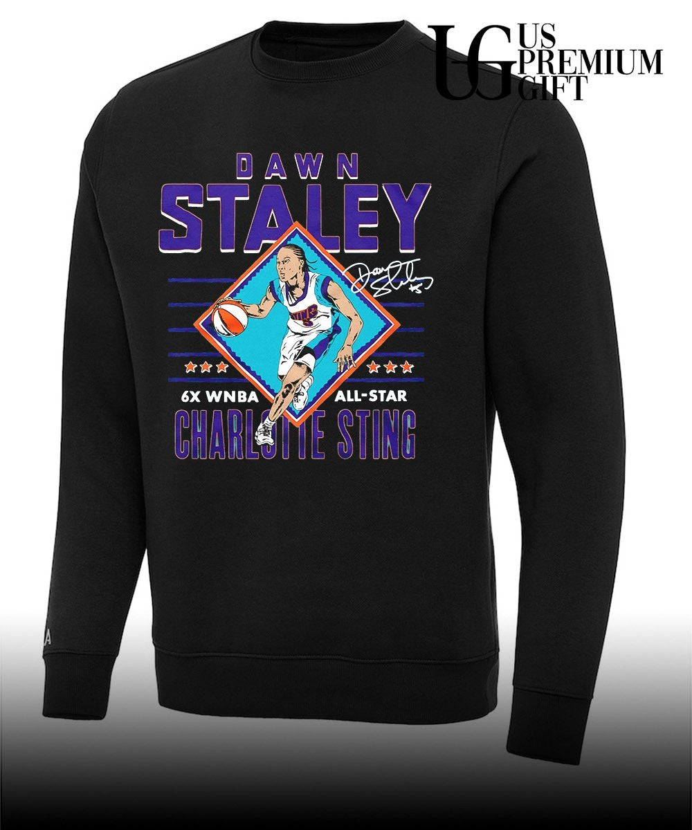 Dawn Staley Charlotte Sting 6X WNBA All Star signature shirt