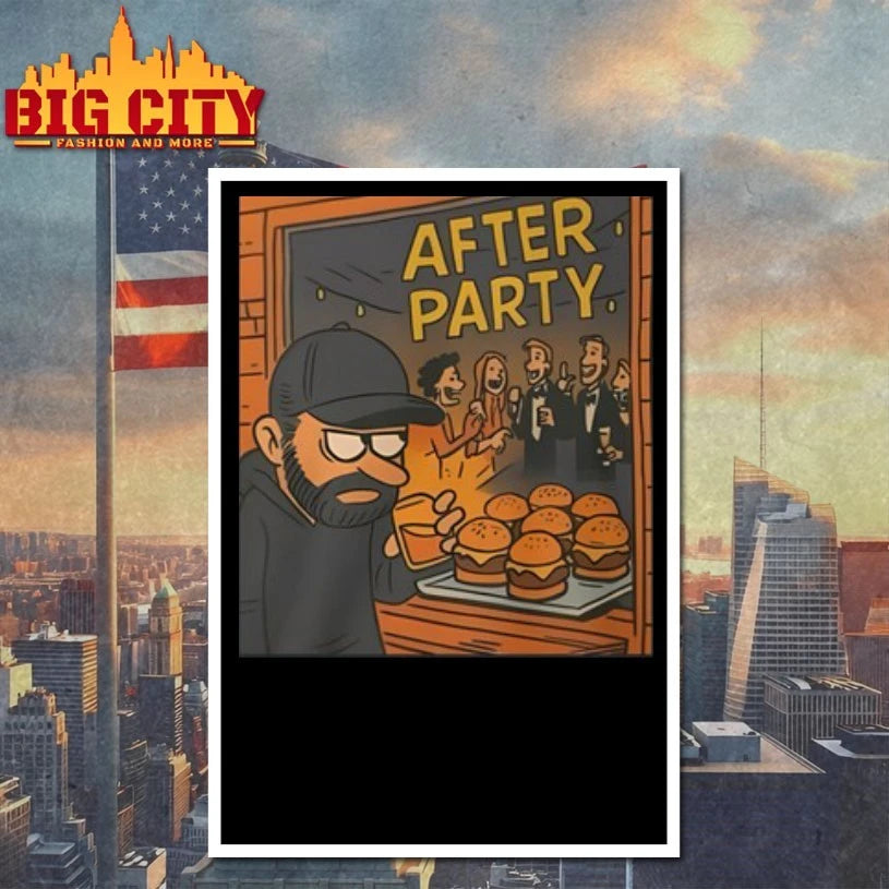 Dax Harwood Wearing After Party Burger shirt