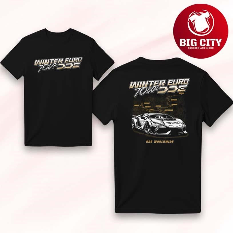 Dde Winter Euro Tour 2025 Two Sided Shirt