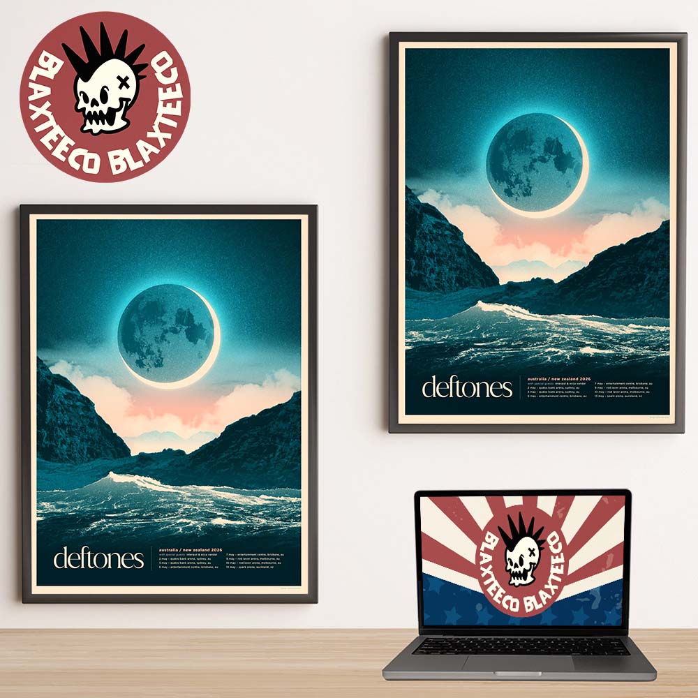 Deftones Australia And New Zealand Tour 2026 Schedule Dates Eclipse Art Home Decor Poster Canvas