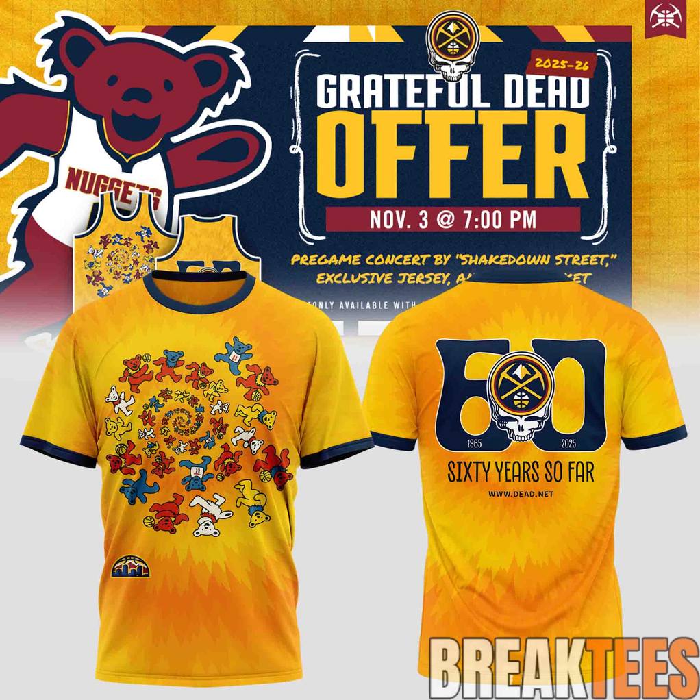 Denver Nuggets x Grateful Dead Tee