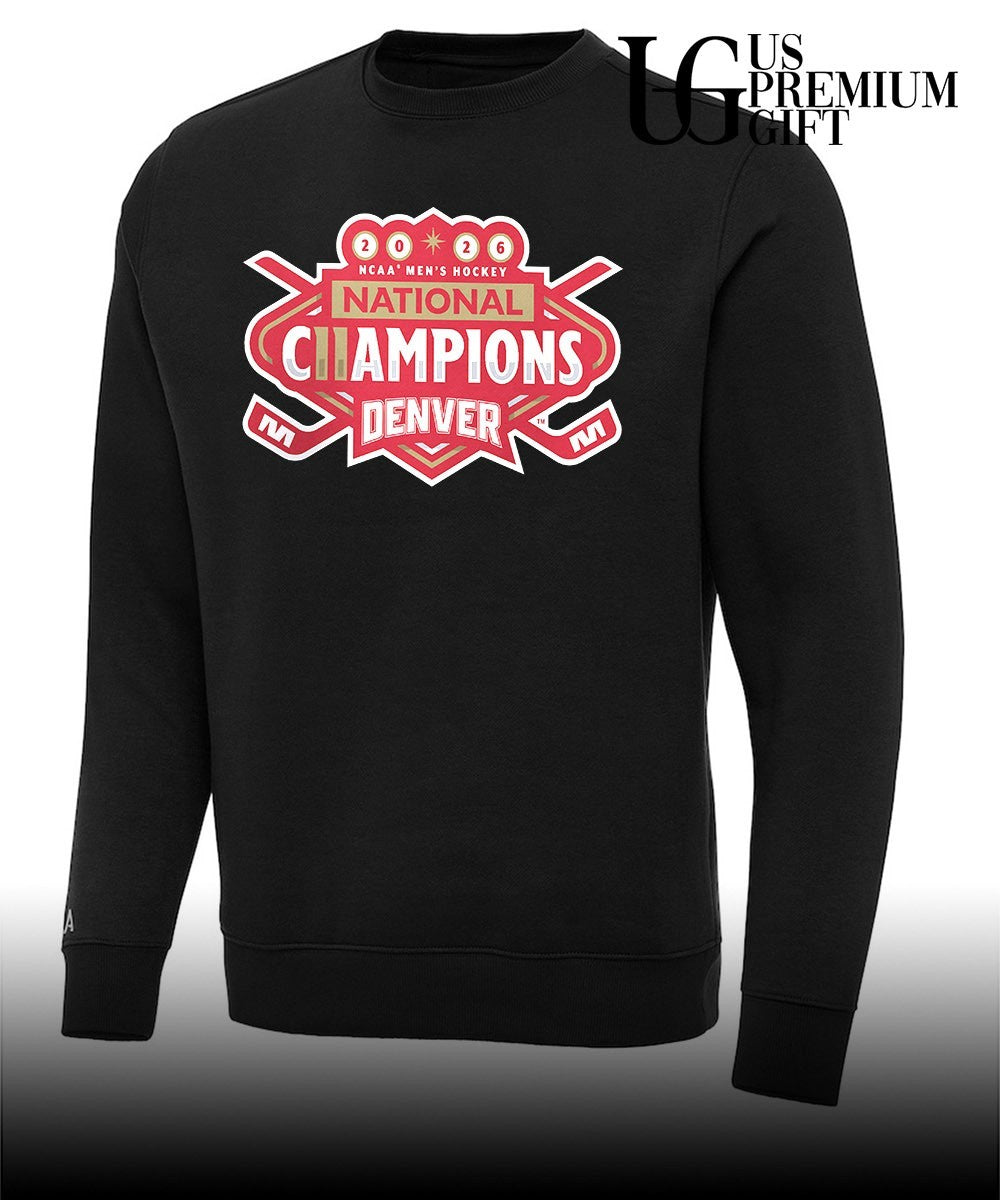Denver Pioneers 2026 NCAA Frozen Four Men’s Ice Hockey National Champions logo T-shirt