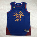 Denver Nuggets #50 Aaron Gordon Hot Press Nuggets 50 Blue s-xxl Style 2