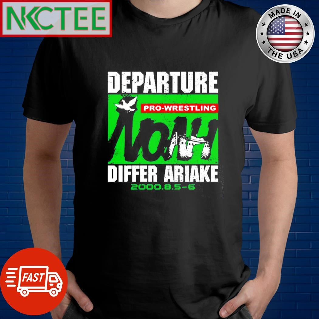 Departure Pro-wrestling noah differ ariake 2000 8 5-6 shirt