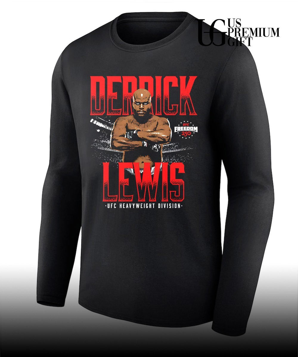 Derrick Lewis UFC Freedom 250 graphic shirt
