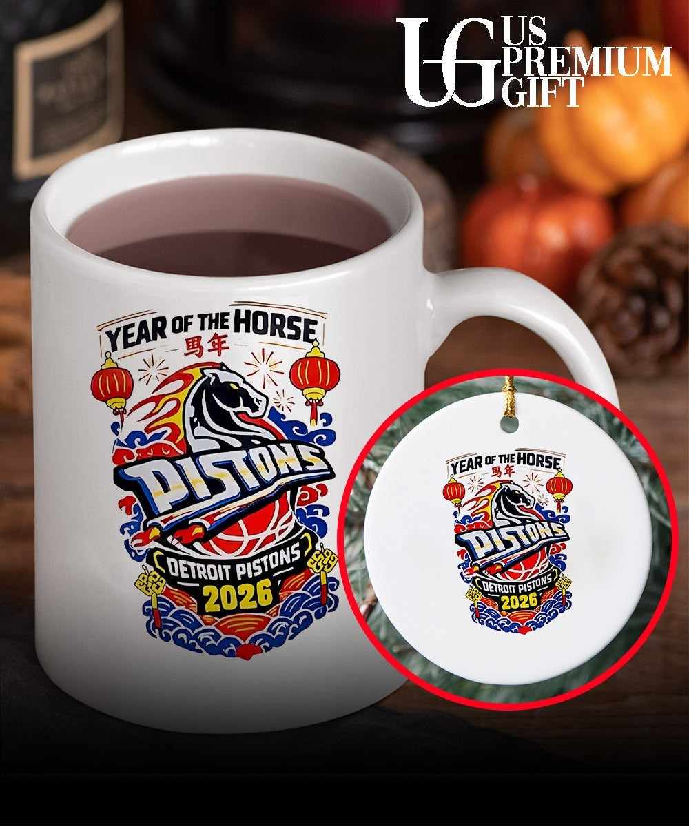 Detroit Pistons Year Of The Horse 2026 shirt