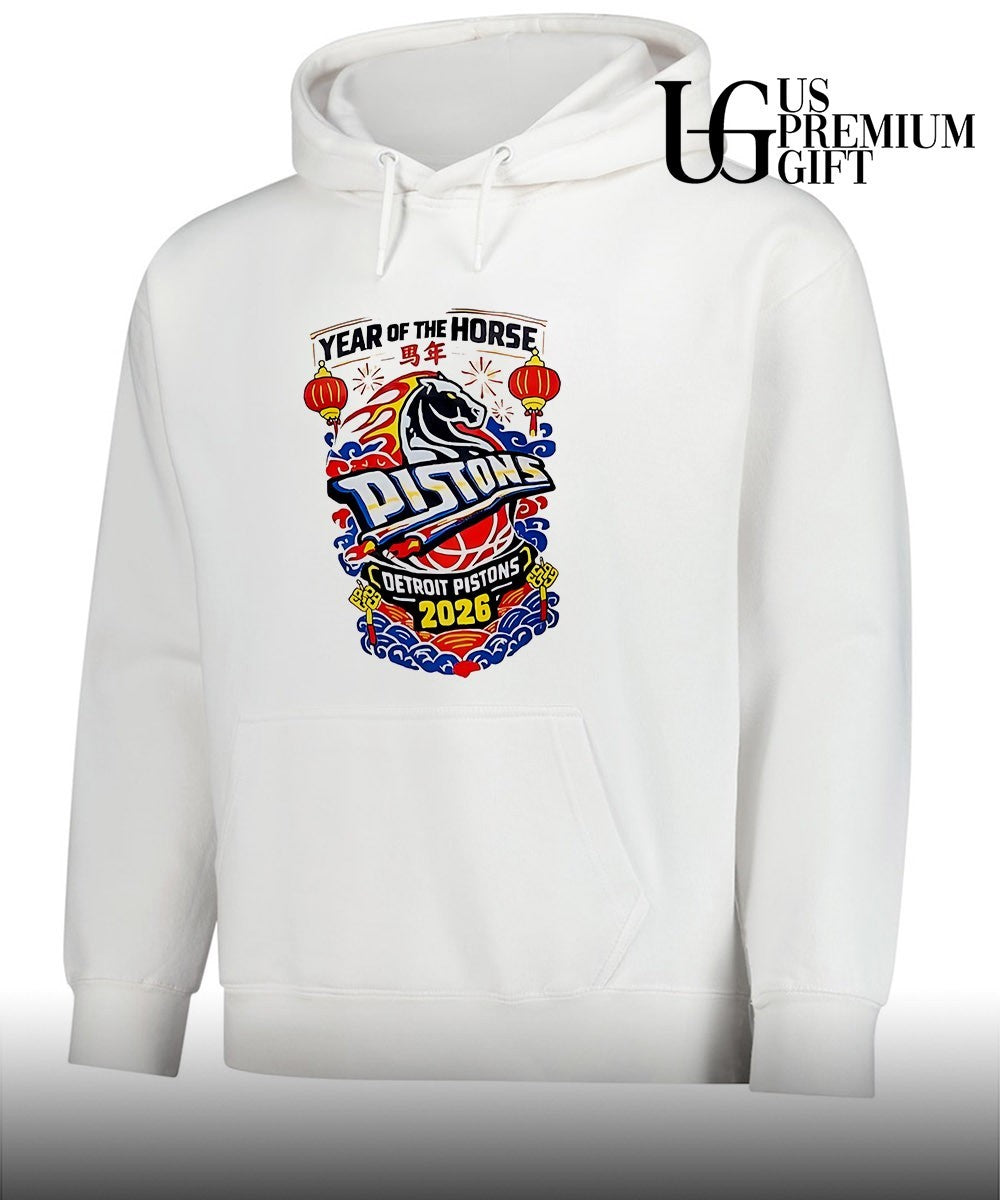 Detroit Pistons Year Of The Horse 2026 shirt