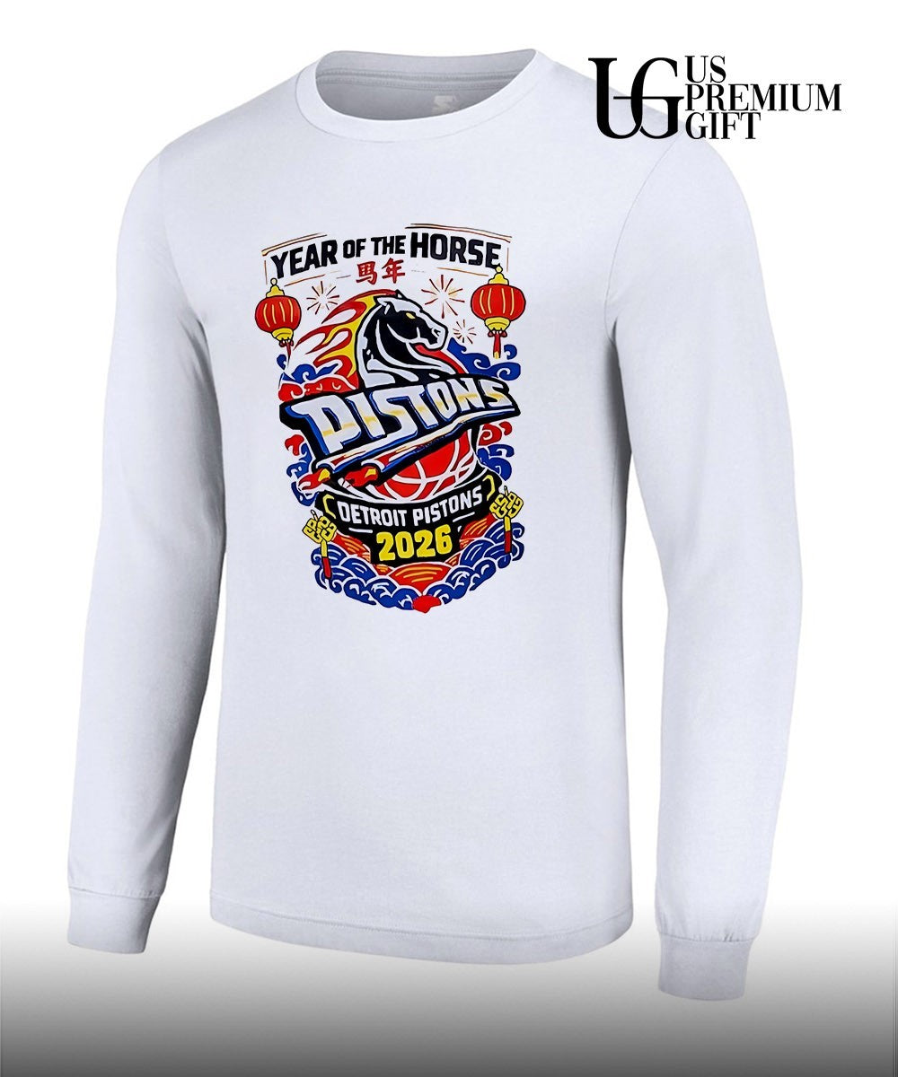 Detroit Pistons Year Of The Horse 2026 shirt