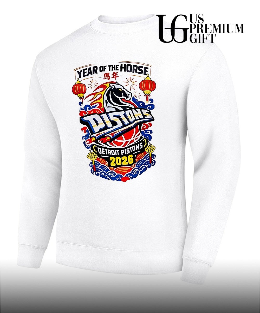Detroit Pistons Year Of The Horse 2026 shirt