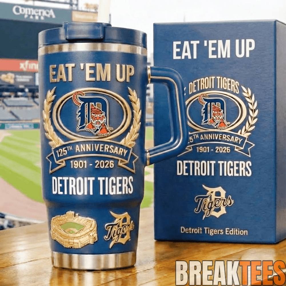 Detroit Tigers 125th Anniversary YETI Tumbler