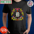Detroit Tigers New Era Día de los Muertos pattern shirt