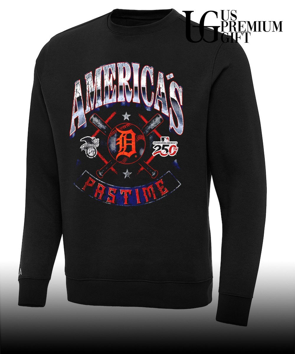 Detroit Tigers baseball Americana 250th Pastime celebrating logo shirt