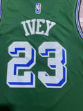 Detroit Pistons #23 Jaden Ivey 23 Season Pistons 23 Green Jersey Style 1