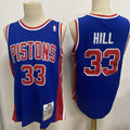 Detroit Pistons #33 Hill Style 1