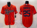 Detroit Tigers #25 Gleyber Torres Tigers Adult Style 4
