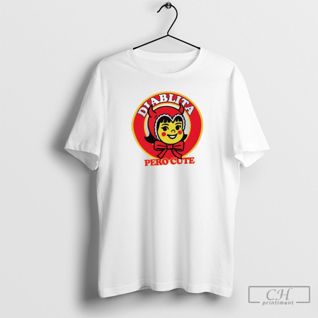 Diablita Pero Cute Ringer Shirts