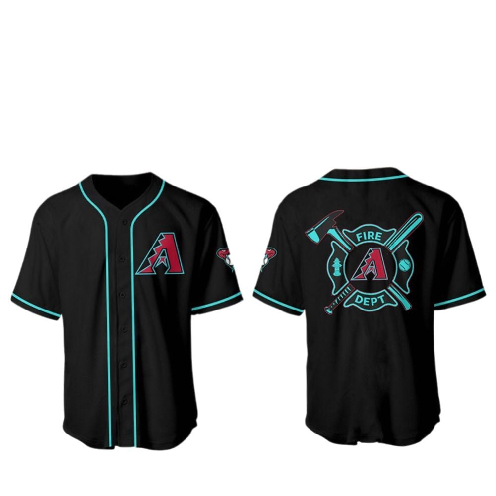 Diamondbacks Firefighter Appreciation Night 2025 Jersey - Grishko.com