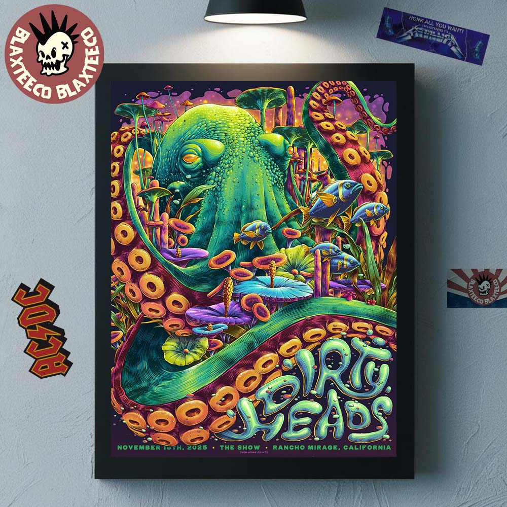 Dirty Heads Rancho Mirage California 2025 Event Poster At The Show On November 15 2025 Home Decor Poster Canvas
