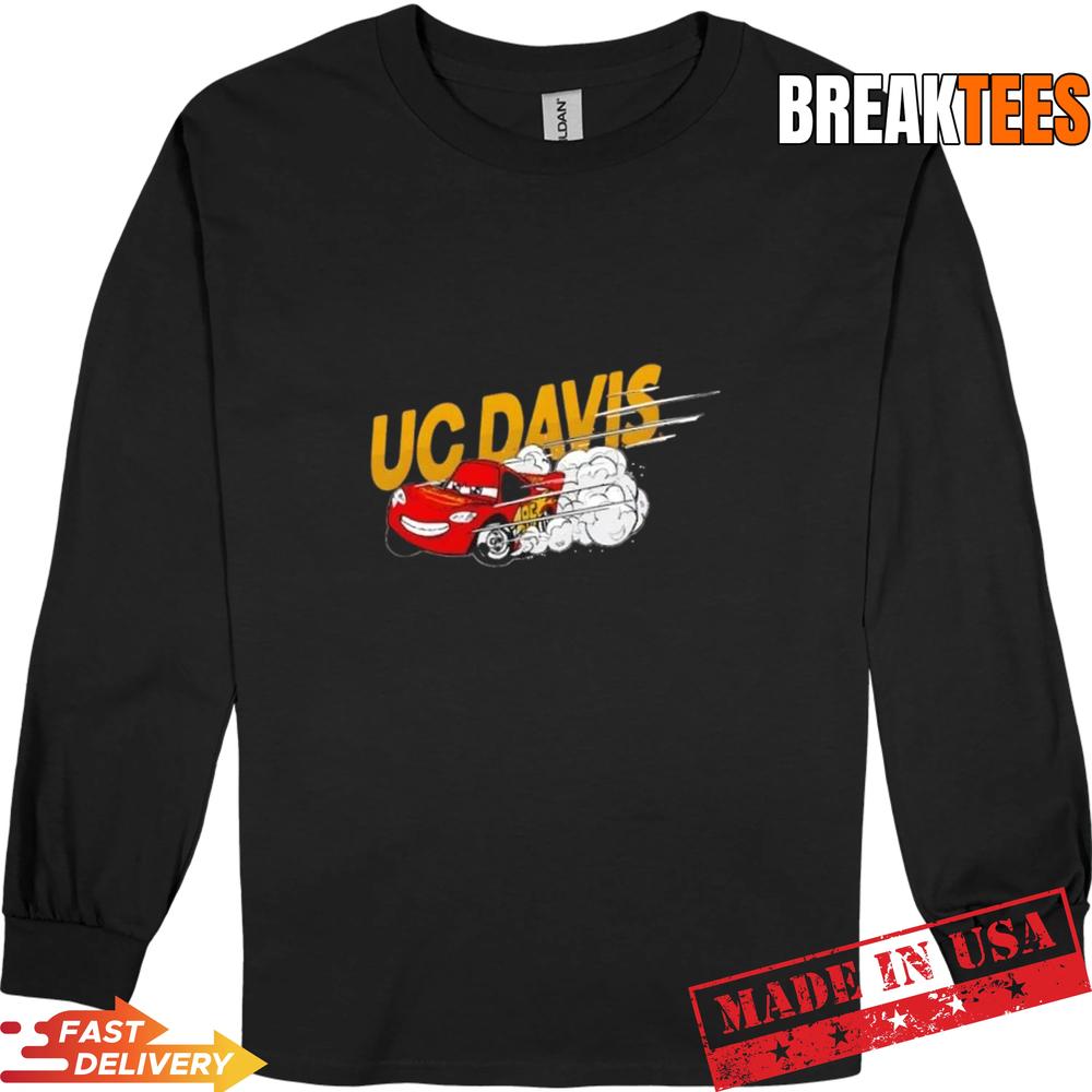 Disney UC Davis Aggies Lightning McQueen T-Shirt