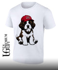 Dog holding baseball baseball 2026 graphic illustration shirt