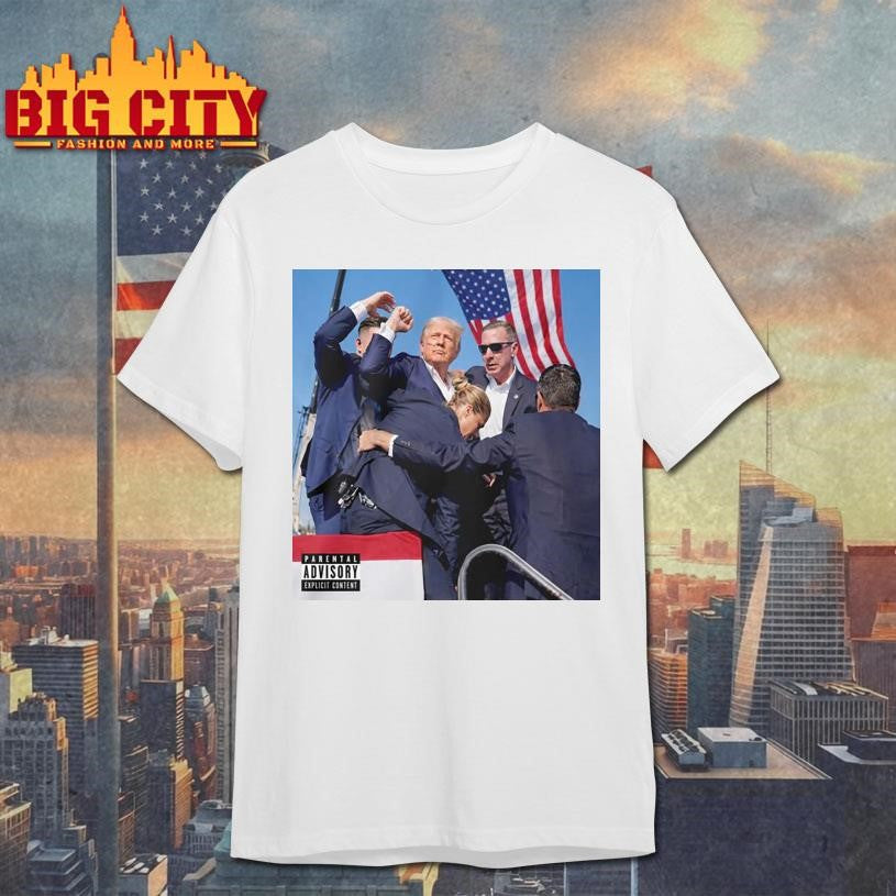 Donald Trump Failed Attempt Old Row Parental Advisory shirt