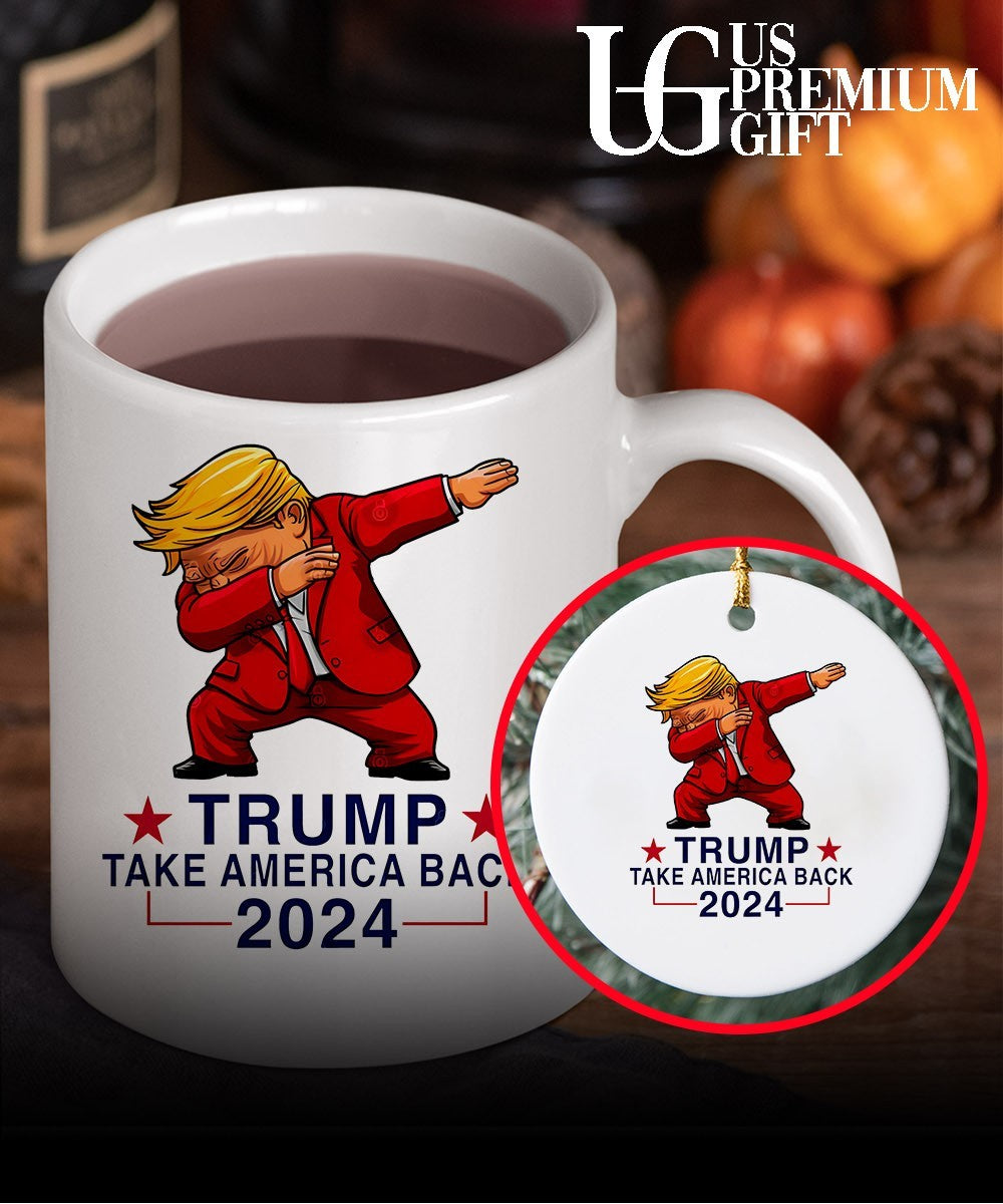 Donald Trump dabbing Take America Back 2024 shirt