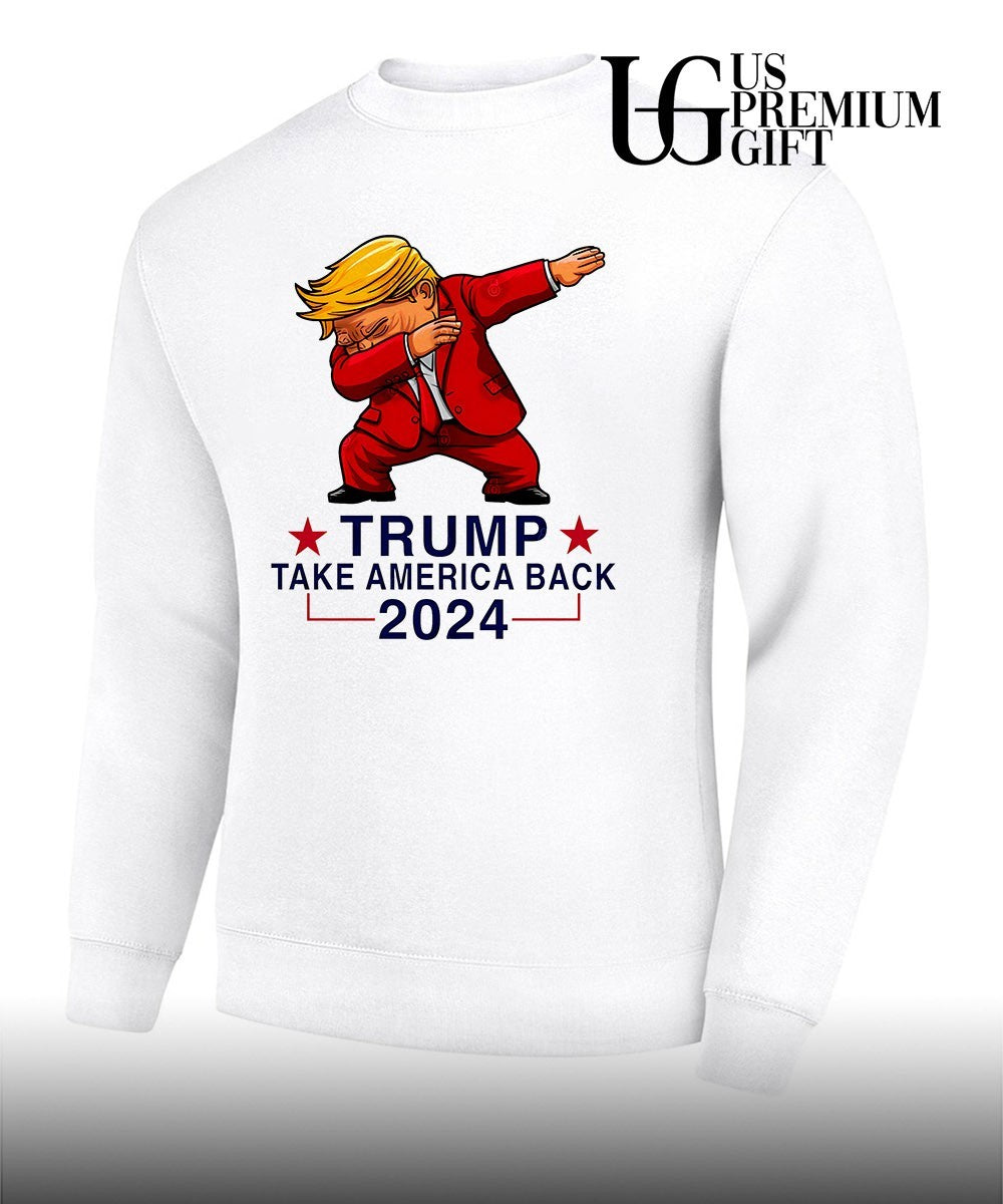 Donald Trump dabbing Take America Back 2024 shirt