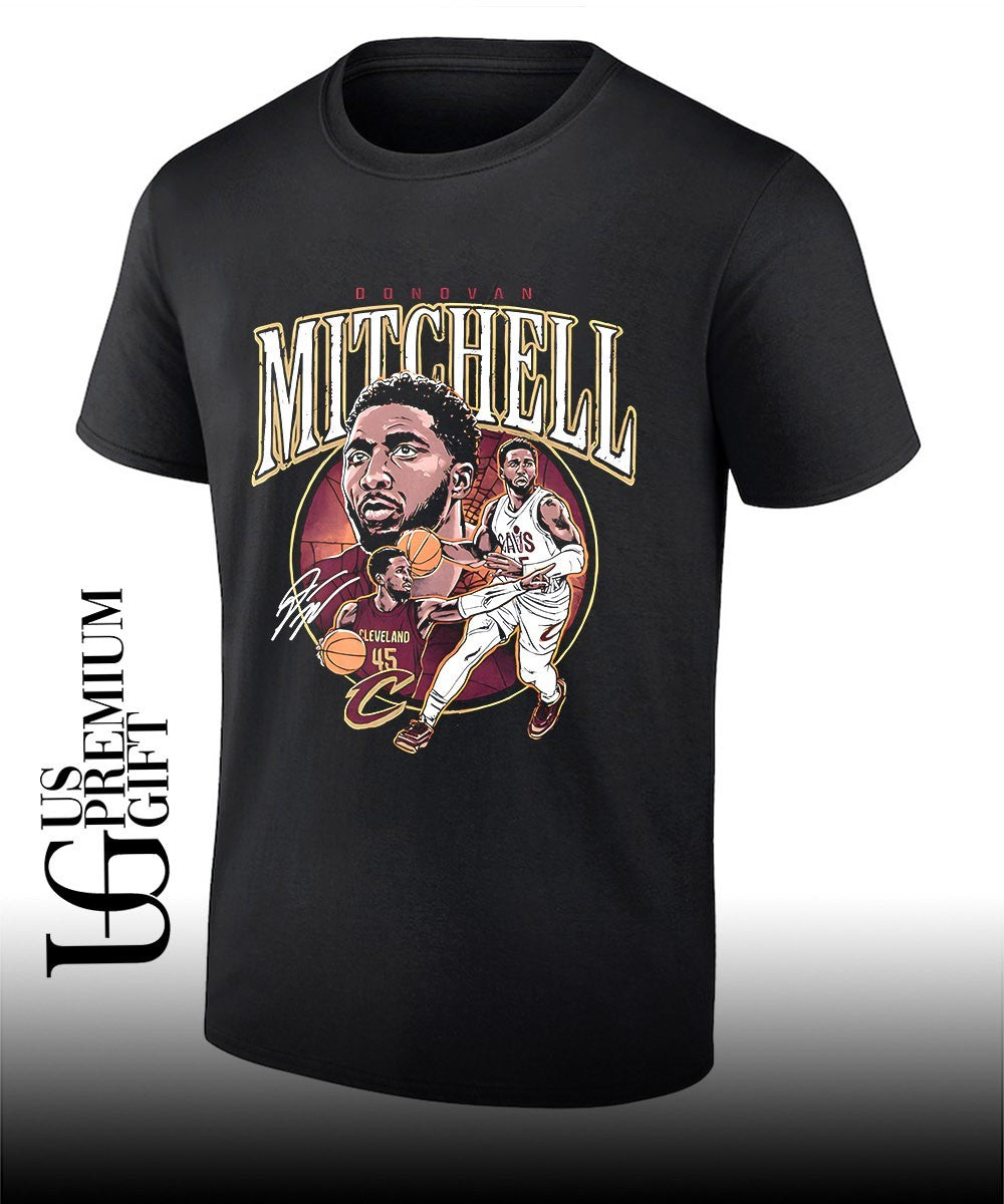 Donovan Mitchell Cleveland Cavaliers basketball Trio signature shirt