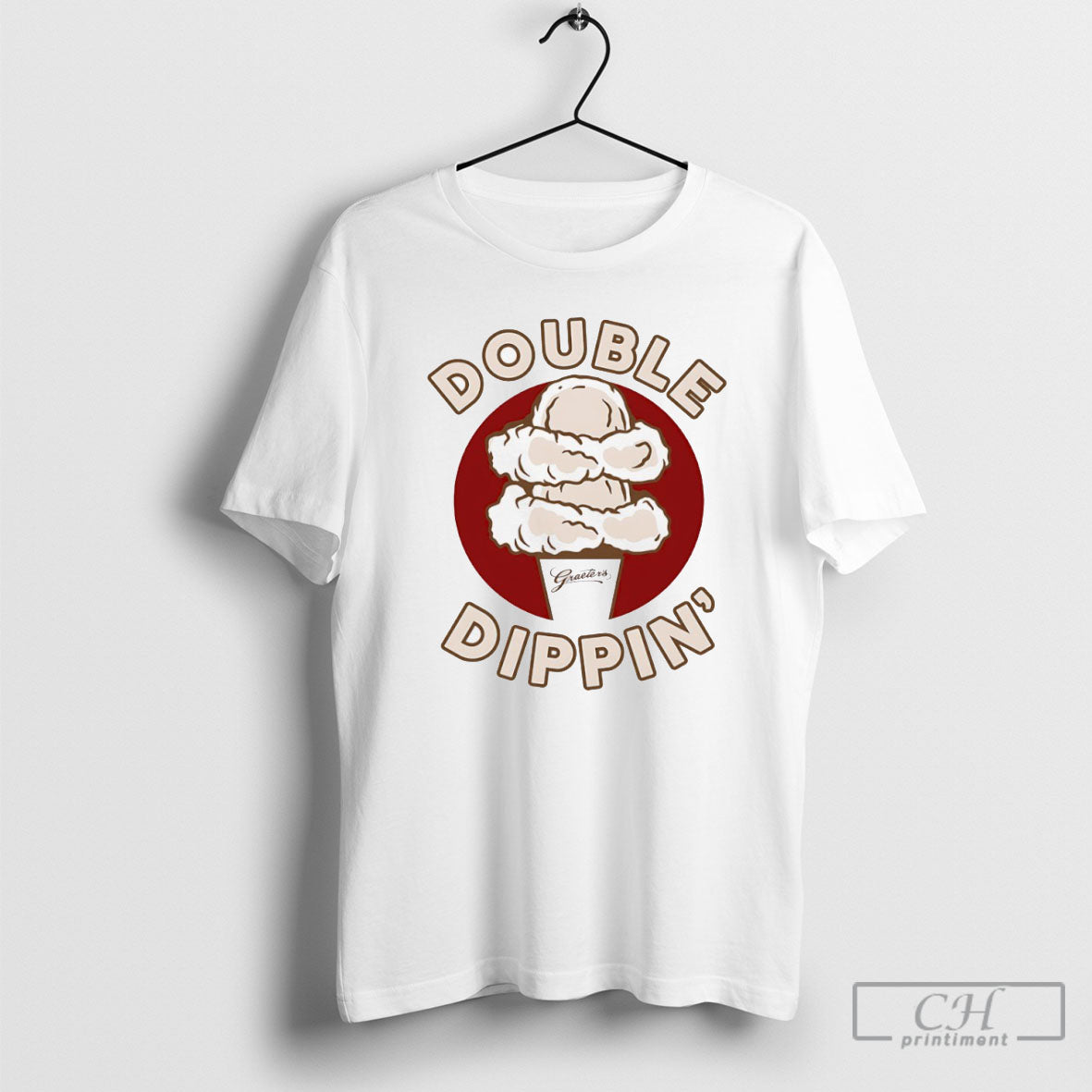 Double Dippin Ice Cream Shirt Tee