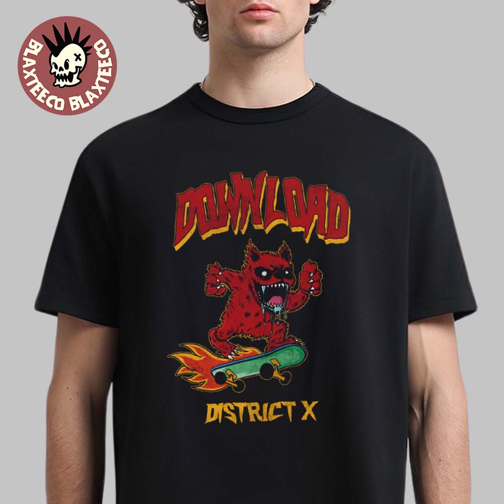 Download Festival 2026 Merch In Donnington UK From 10 To 14 June 2026 District X T-Shirt