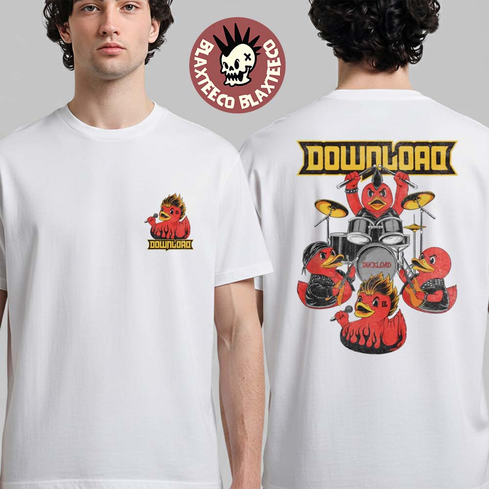 Download Festival 2026 Merch In Donnington UK From 10 To 14 June 2026 Download Duck Band T-Shirt