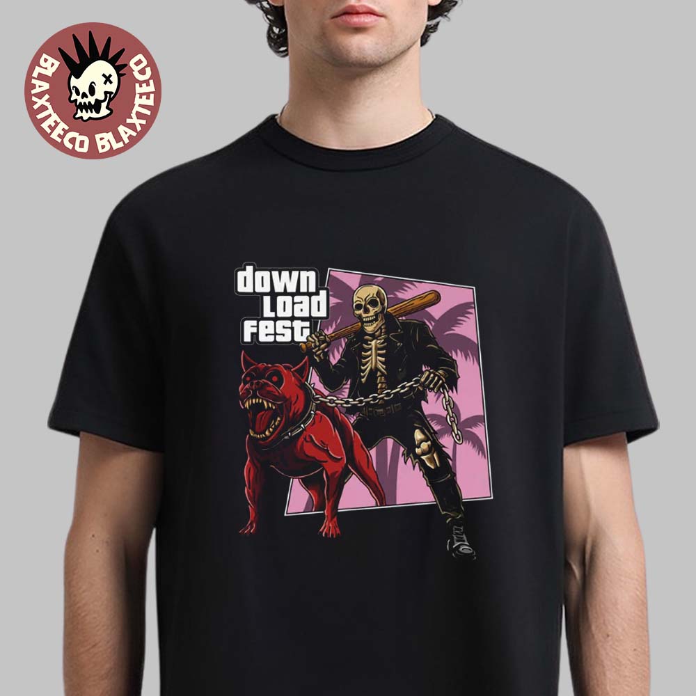 Download Festival 2026 Merch In Donnington UK From 10 To 14 June 2026 Grand Fest Auto GTA T-Shirt