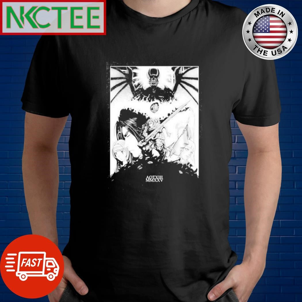 Dragão Escarlate 8 paint AOTXIII MMXXV shirt