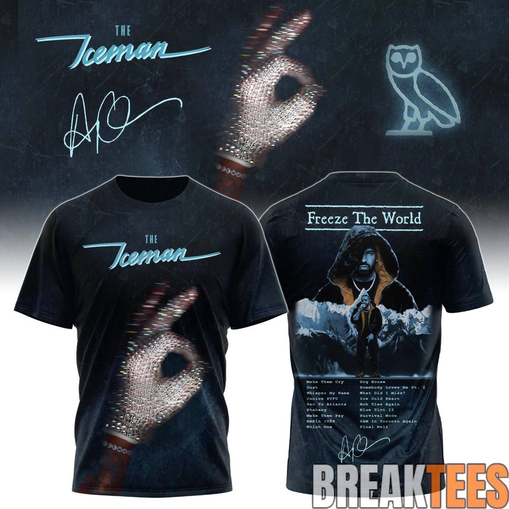 Drake The Iceman Album 2026 Freeze The World Shirt