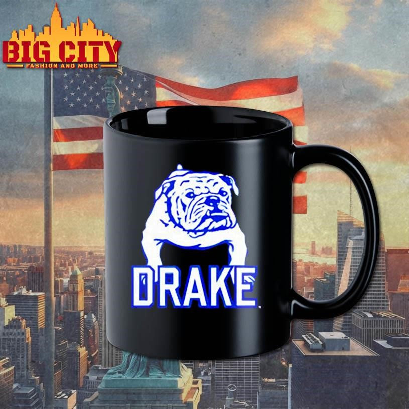 Drake University Vault Bulldog Hooded shirt