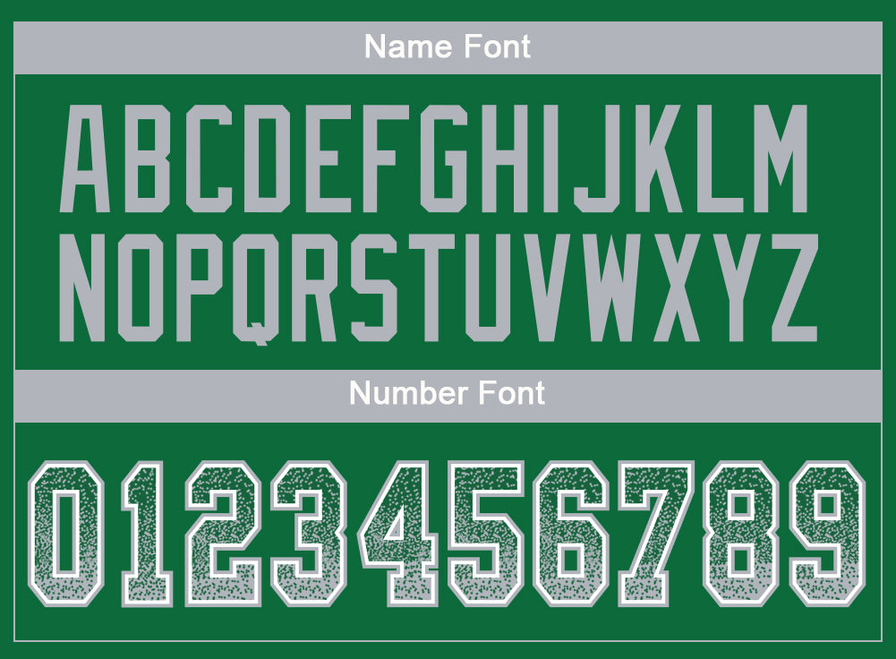 Custom Kelly Green Gray-White Drift Fashion Football Jersey
