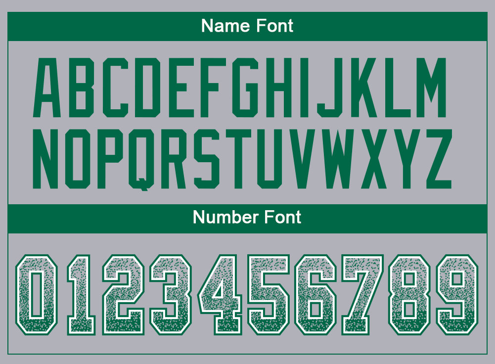 Custom Gray Kelly Green-White Drift Fashion Football Jersey