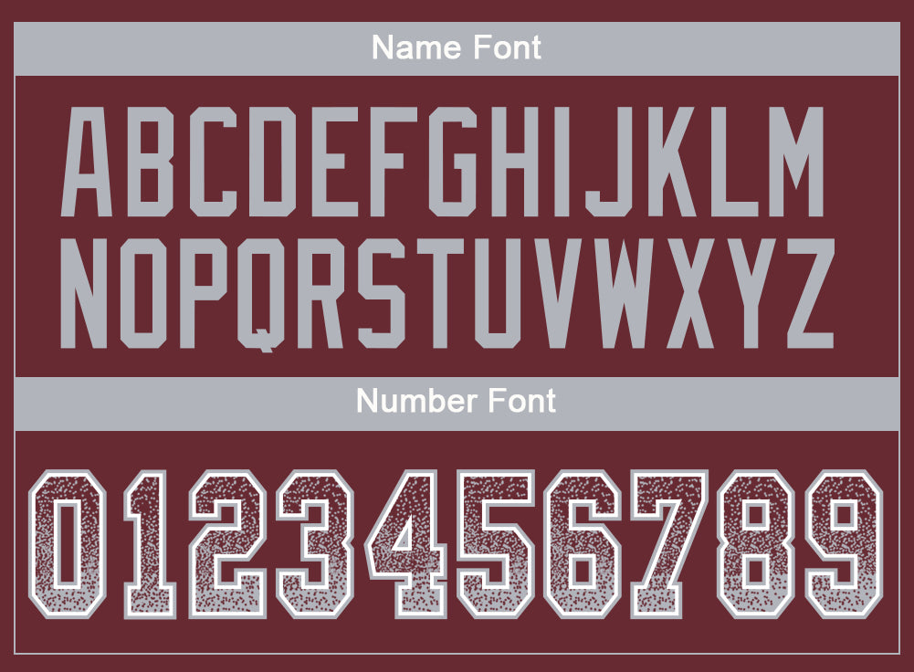 Custom Burgundy Gray-White Drift Fashion Football Jersey