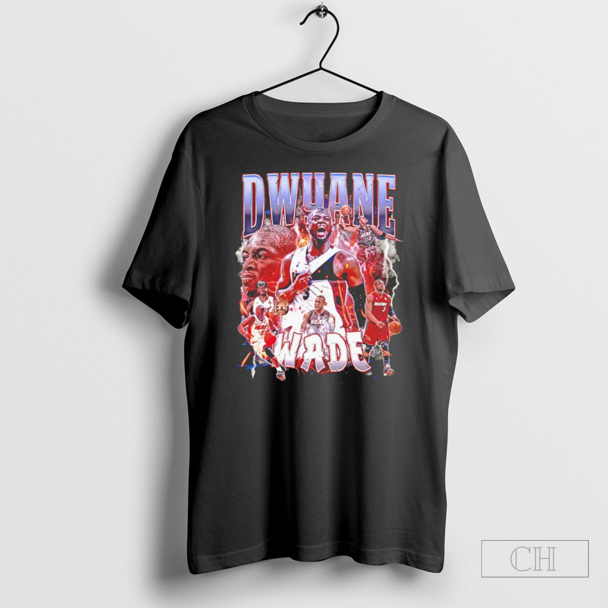 Dwyane Wade Miami Heat Nba Graphic Shirt Tee