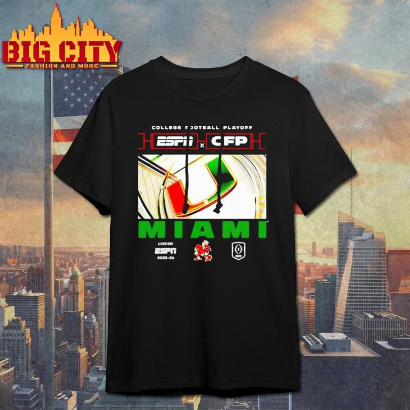 ESPN x CFP Miami 2025-2026 College Football Playoff shirt