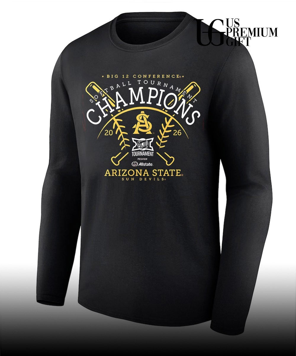 Arizona State Sun Devils Big 12 Conference Softball Tournament Champions 2026 shirt