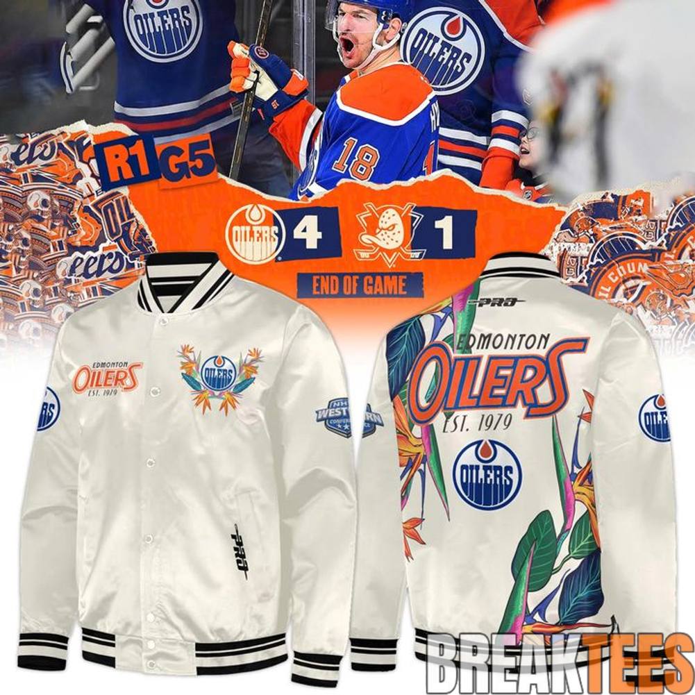Edmonton Oilers 2026 Special New Bomber Jacket