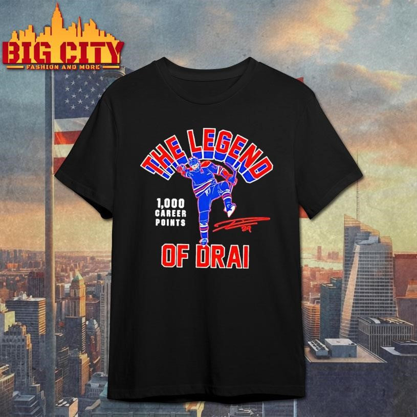 Edmonton Oilers The Legend Of Leon Draisaitl 1000 Points Youth Signature Shirt