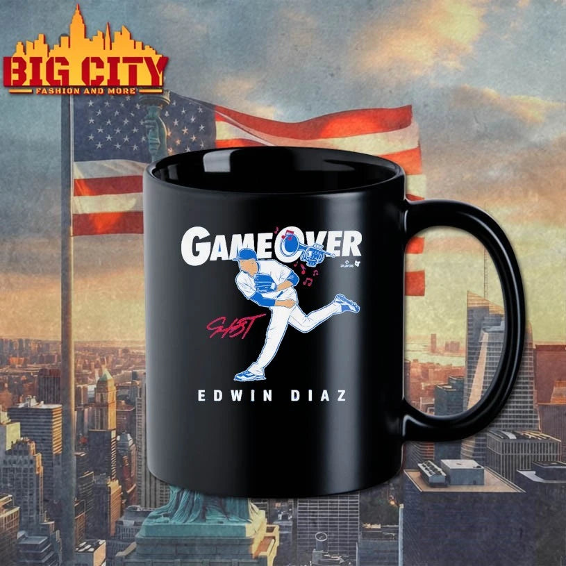 Edwin Diaz Game Over Los Angeles signature shirt